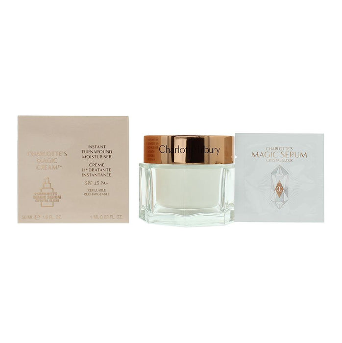 Charlotte Tilbury Magic SPF 15 Moisturising Cream  Magic Serum Crystal Elixir