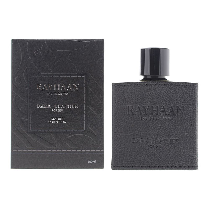 Rayhaan Dark Leather Eau de Parfum 100ml Men Spray