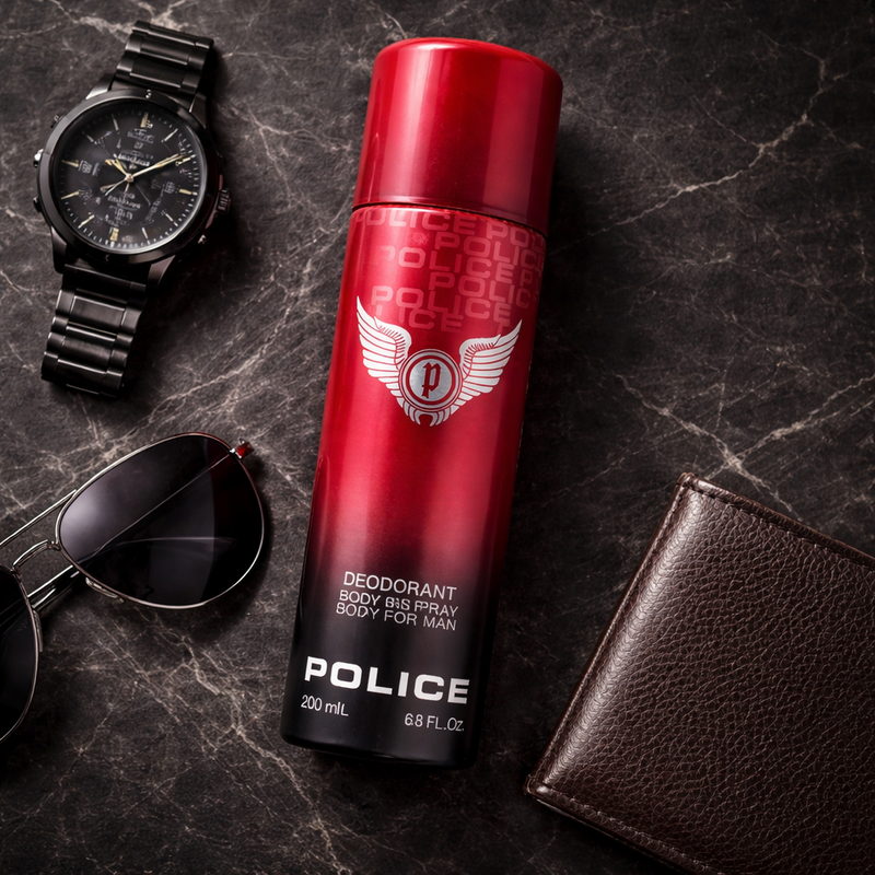 Police Instinct Deodorant Body Spray for Men - Pack of 3