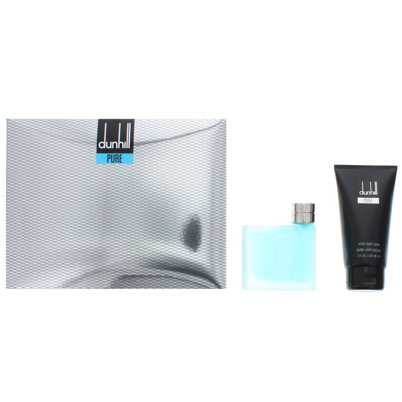 Dunhill Pure Eau de Toilette 75ml - After Shave Balm 150ml Gift Set Men