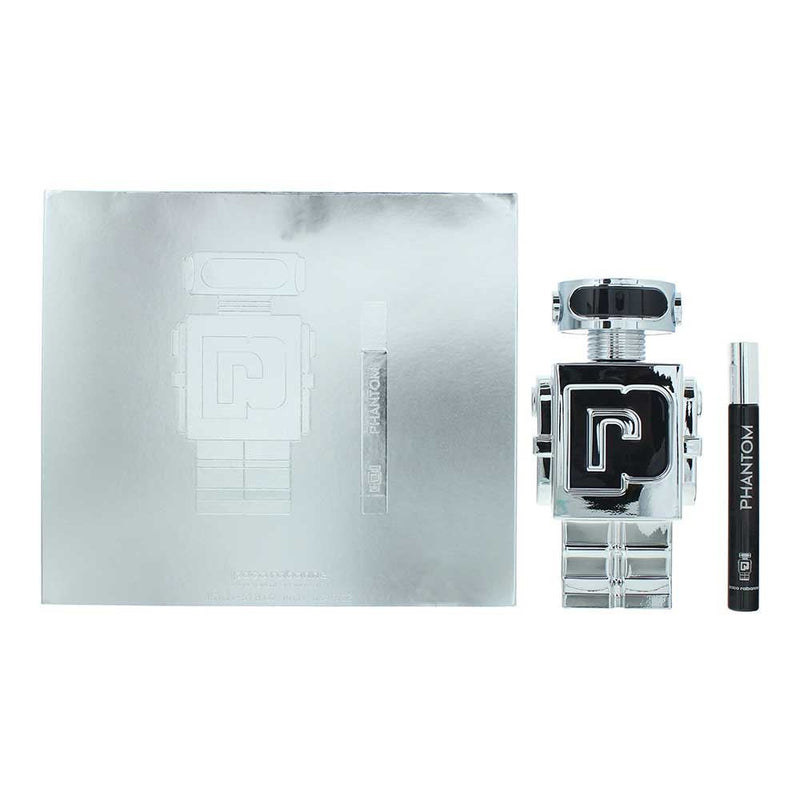 Paco Rabanne Phantom 2 Piece Gift Set:EDT 150ml - EDT10ml For Men