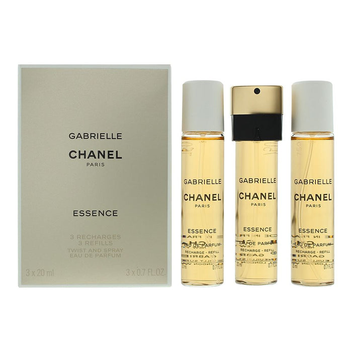 Chanel Gabrielle Essence Refill Eau De Parfum 3 X 20ml Women Spray
