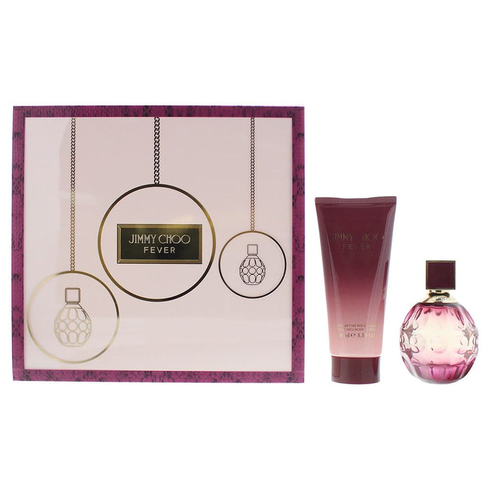 Jimmy Choo Fever 2 Piece gift Set (Eau de Parfum 60ml Body Lotion 100ml)