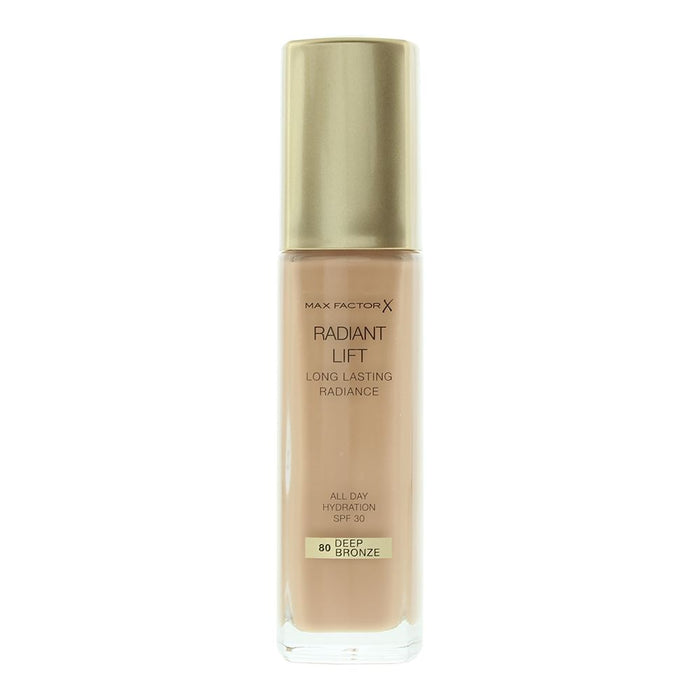 Max Factor Radiant Lift 080 Deep Bronze Foundation 30ml For Women