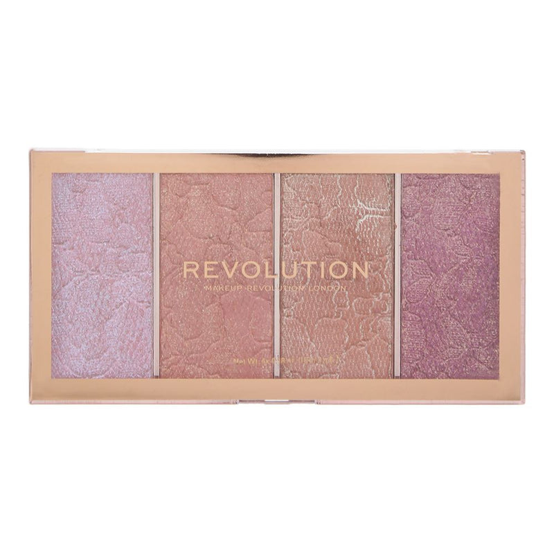 Revolution Vintage Lace Intense Cream To Powder Blush Palette 4 x 5g For Women