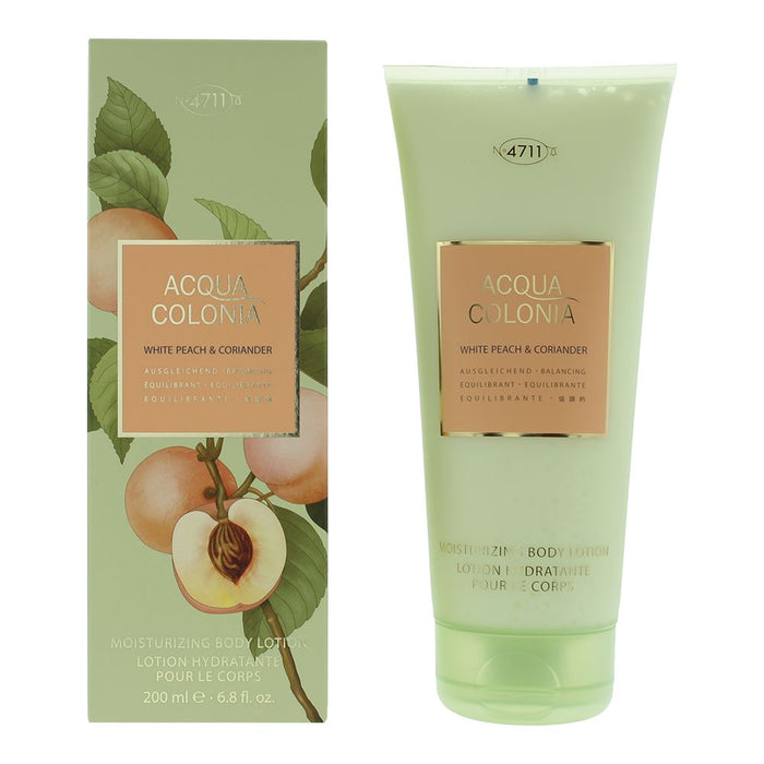 4711 Acqua Colonia White Peach Coriander Body Lotion 200ml For Women