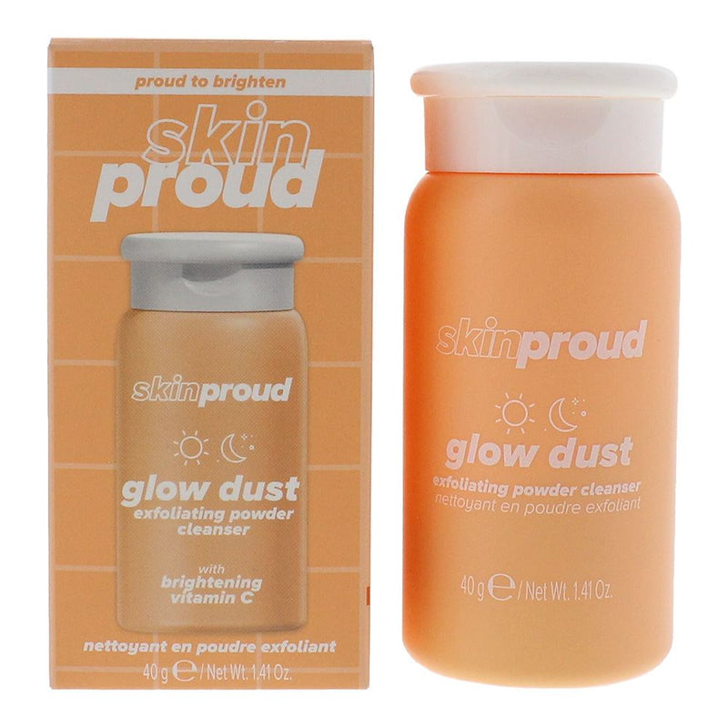 Skin Proud Glow Dust Exfoliating Powder Cleanser 40g For Women