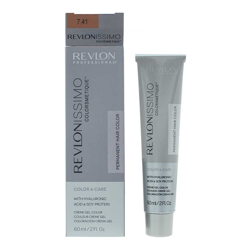 Revlon Revlonissimo Colorsmetique 7.41 Hazel Blonde Hair Colour 60ml For Women