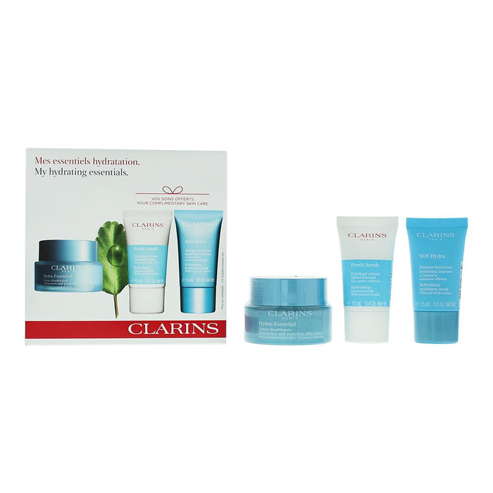 Clarins My Hydrating Essentials 3 Piece Gift Set For Women