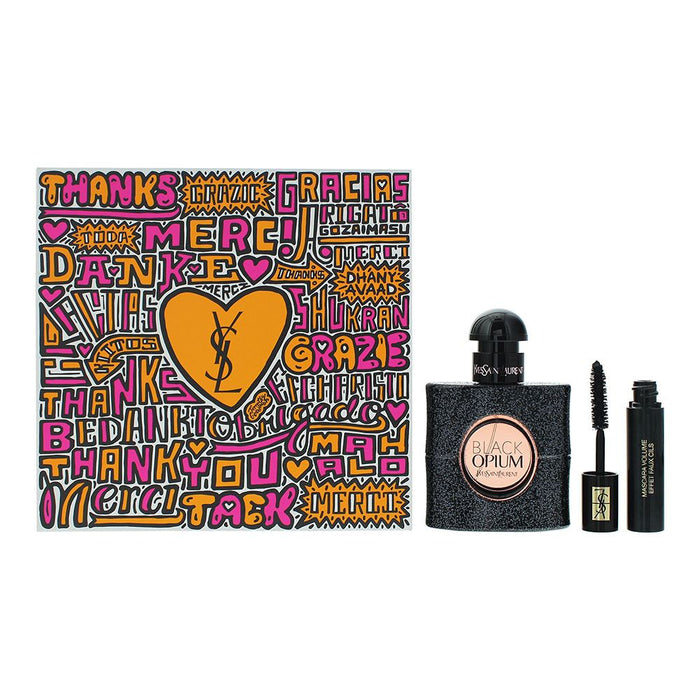 Yves Saint Laurent Black Opium 2 Piece Gift Set For Women