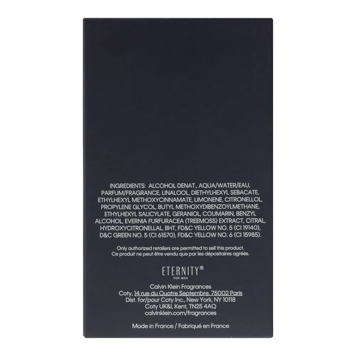 Calvin Klein Eternity After Shave 100ml Splash For Him - NEW. Men's Aftershave