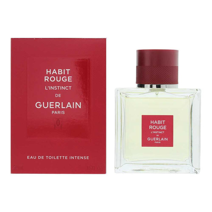 Guerlain Habit Rouge L'instinct Eau de Toilette Intense 50ml For Men