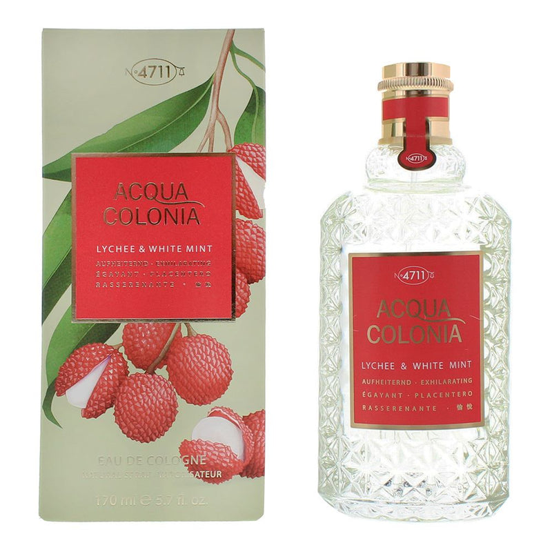 4711 Acqua Colonia Lychee White Mint Eau de Cologne 170ml For Unisex