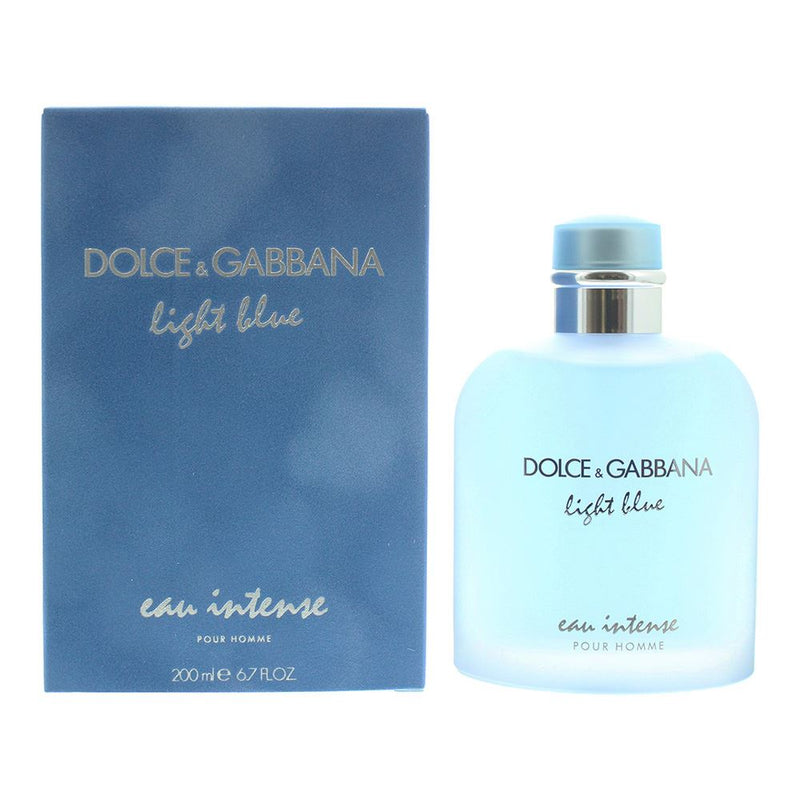 Dolce & Gabbana Light Blue Eau Intense Pour Homme Eau de Parfum 200ml Men Spray
