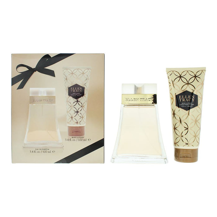 Ellen Tracy Classic Photobox 2 Piece Gift Set: EDP 100ml - BL 100ml For Women