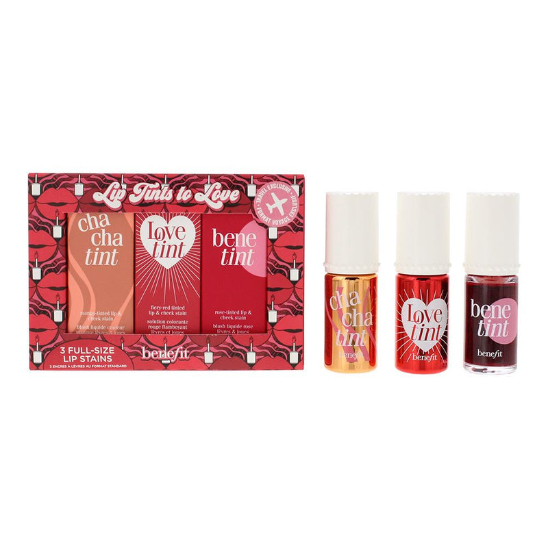 Benefit Cheek & Lip Stain 3 x  6ml For Women