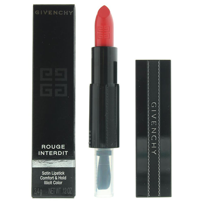 Givenchy Rouge Interdit Satin 16 Wanted Coral Lip Stick 3.4g