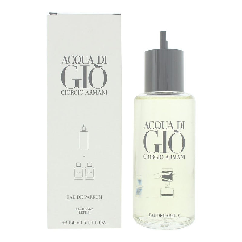 Giorgio Armani Acqua Di Gio Refill Eau de Parfum 150ml Mens Perfume