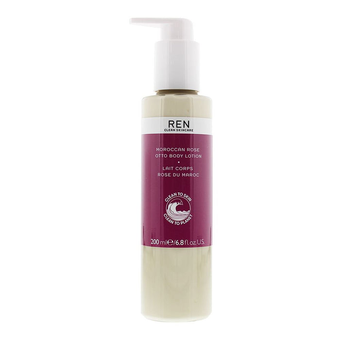 Ren Clean Skincare Moroccan Rose Otto Body Lotion 200ml Women