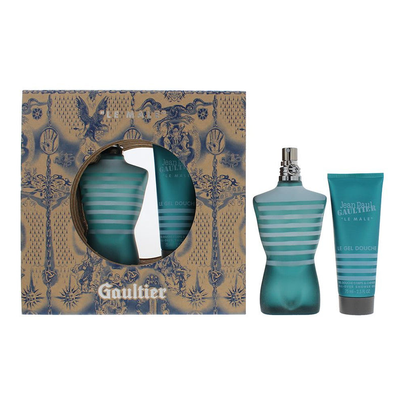 Jean Paul Gaultier Le Male 2pc Gift Set - EDT 125ml - Shower Gel 75ml For Men