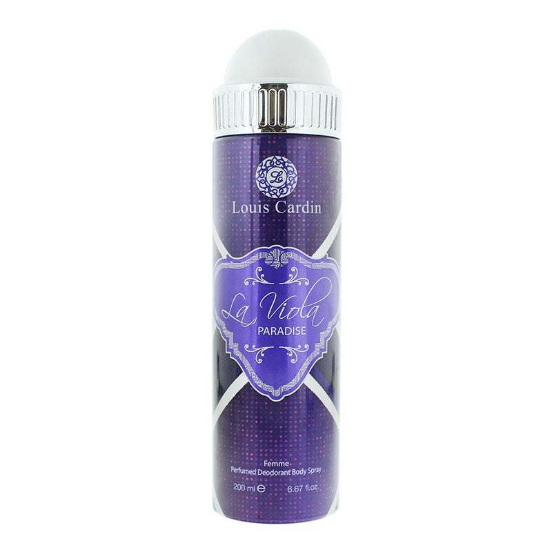 Louis Cardin La Viola Paradise Femme Deodorant Spray 200ml For Women