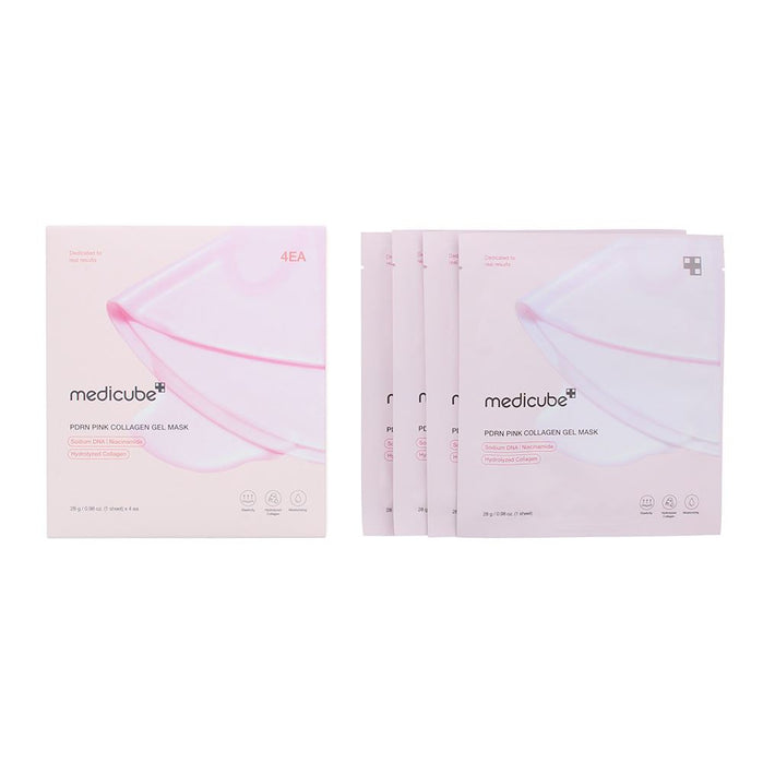Medicube PDRN Pink Collagen Gel Mask Pack 4 x 28ml For Women