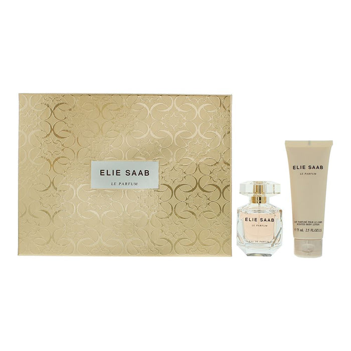 Elie Saab Le Parfum 2 Piece Gift Set: EDT 50ml - Body Lotion 75ml Women Spray