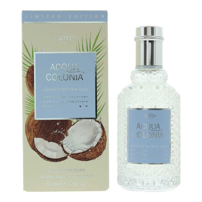 4711 Acqua Colonia Coconut Yuzu Eau de Cologne 50ml For Unisex