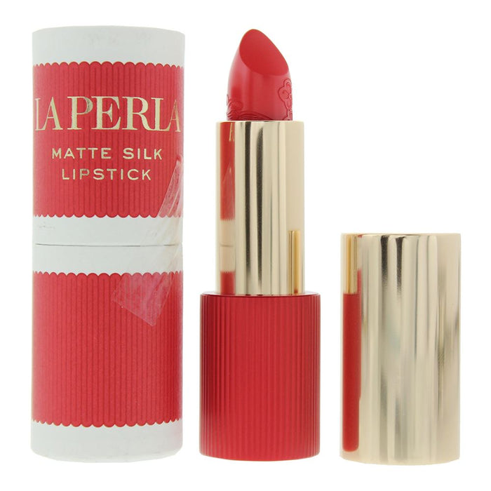 La Perla Matte Silk 103 Coral Red Lipstick 3.5g For Women