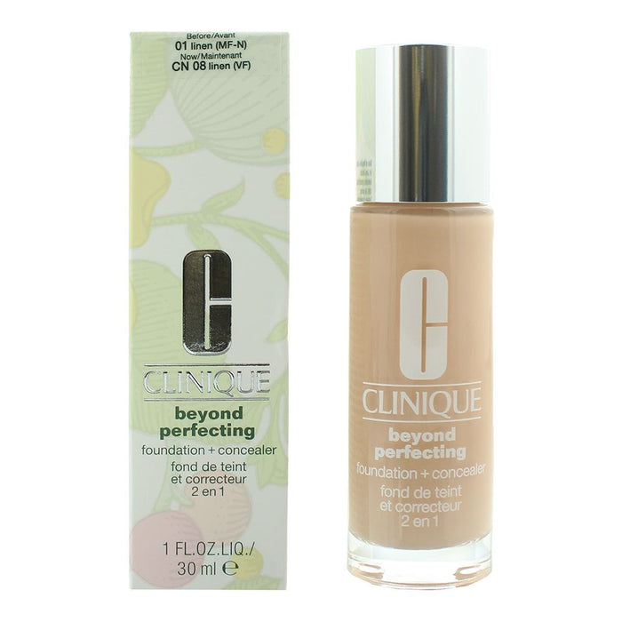 Clinique Beyond perfecting Foundation  Concealer 01 Linen 30ml Women