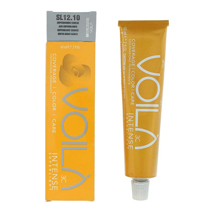 Intercosmo Voila Intense Superlight 12.10 Ash Super Blonde Hair Colour 60ml