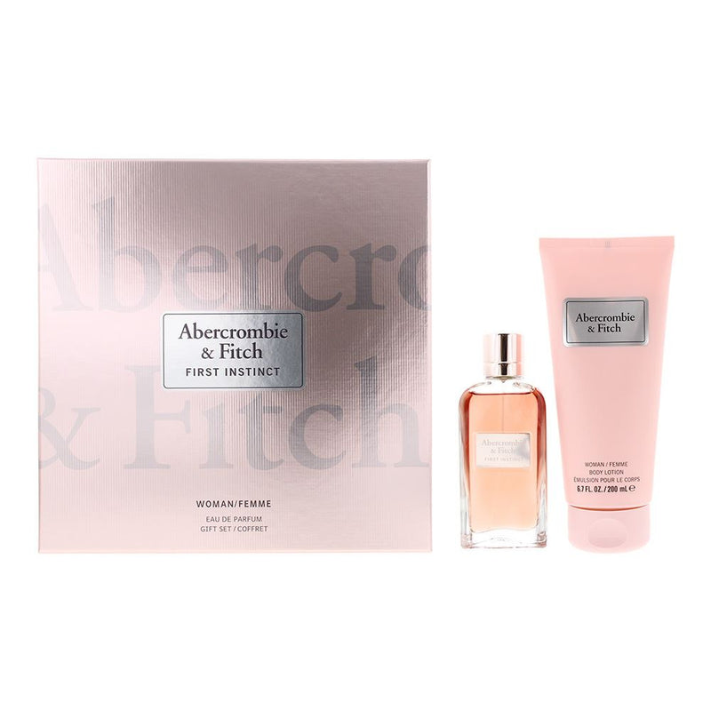 Abercrombie & Fitch First Instinct 2pc Gift Set - EDP 50ml - Lotion 200ml  Women