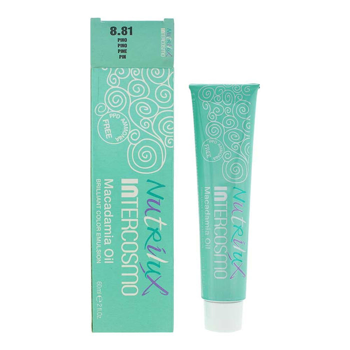 Intercosmo Nutrilux Macadamia Oil 8.81 Pine Hair Colour 60ml For Women