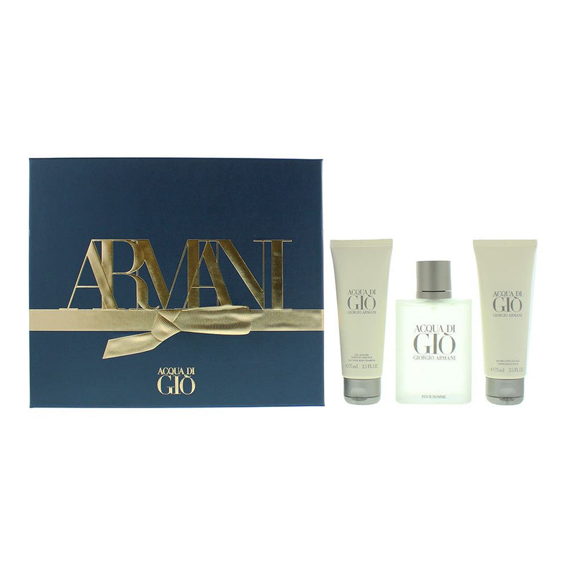 Giorgio Armani Acqua Di Gio 3 Piece Gift Set