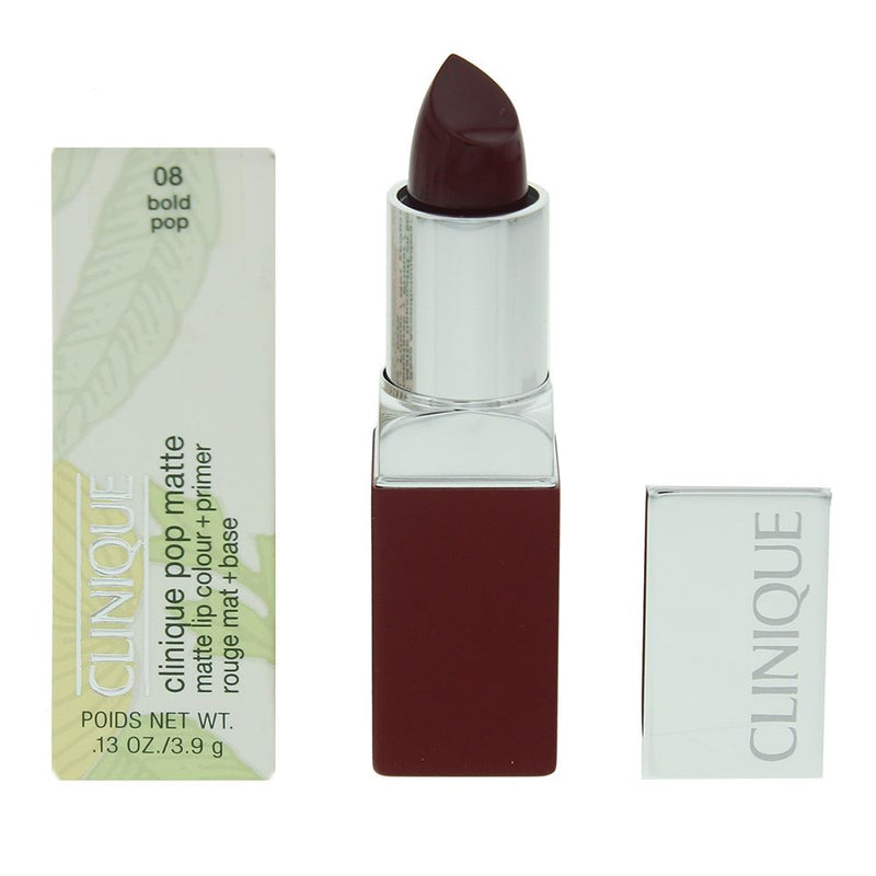 Clinique Pop Matte 08 Bold Pop Lip Colour  Primer 3.9g