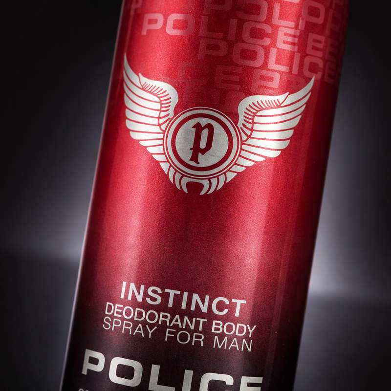 Police Instinct Deodorant Body Spray for Men - Pack of 3