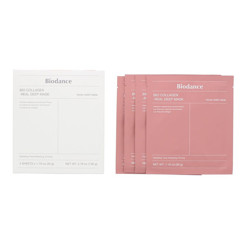 Biodance Bio-Collagen Real Deep Mask Sheets 4 x 34g For Women