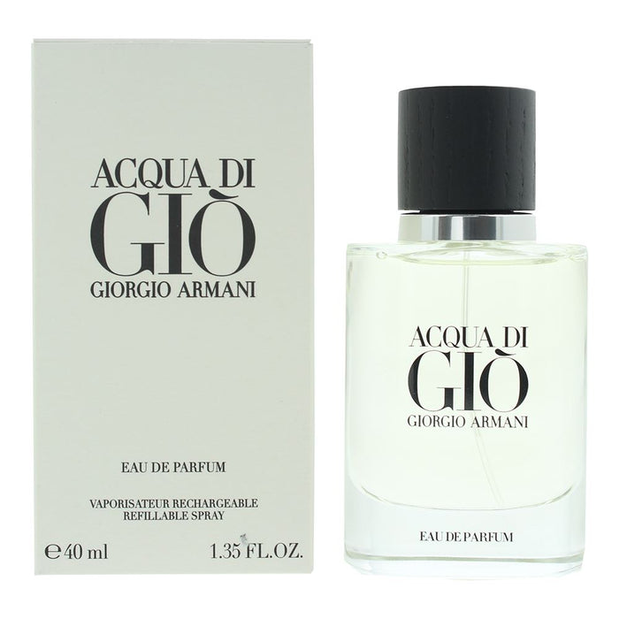 Giorgio Armani Aqua Di Gio Refillable Eau de Parfum 40ml Men Spray