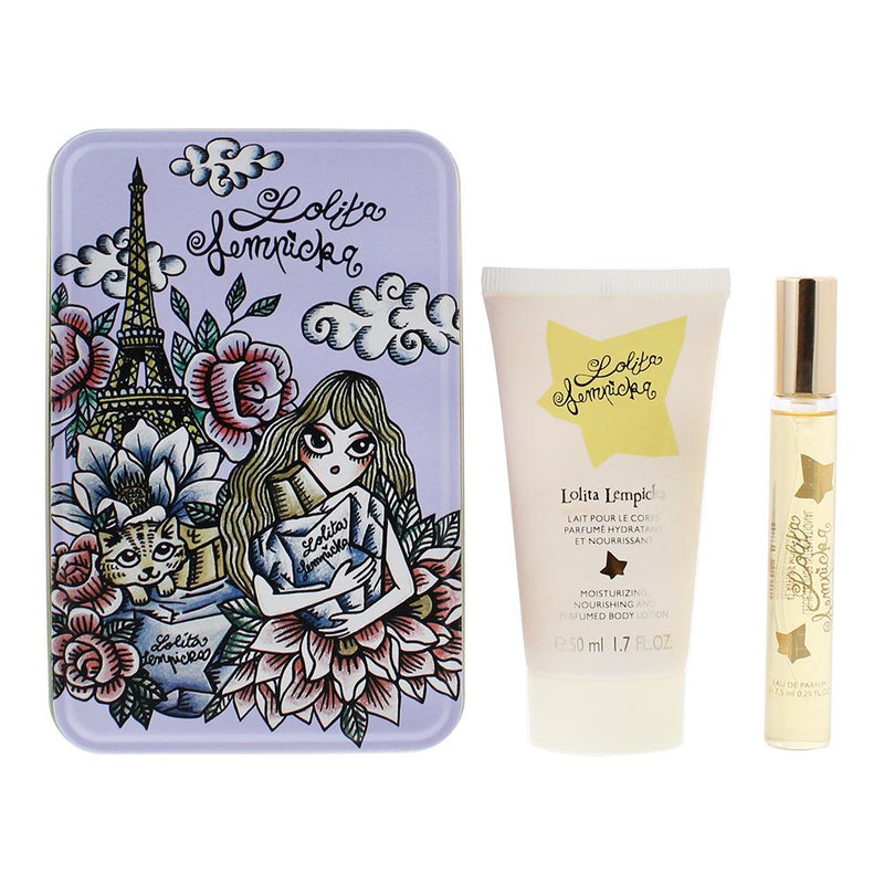 Lolita Lempicka Green Lover 2pc Gift Set - EDP 7.5ml - Lotion 50ml For Women