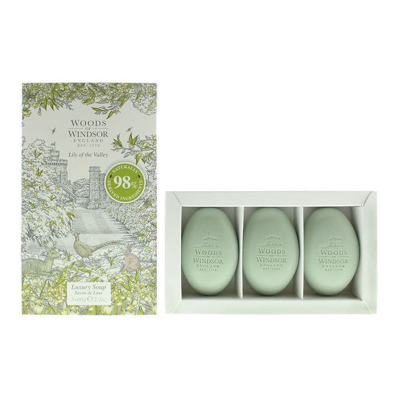 Woods Of Windsor Lily Of The Valley Soap 3 X 60g Women