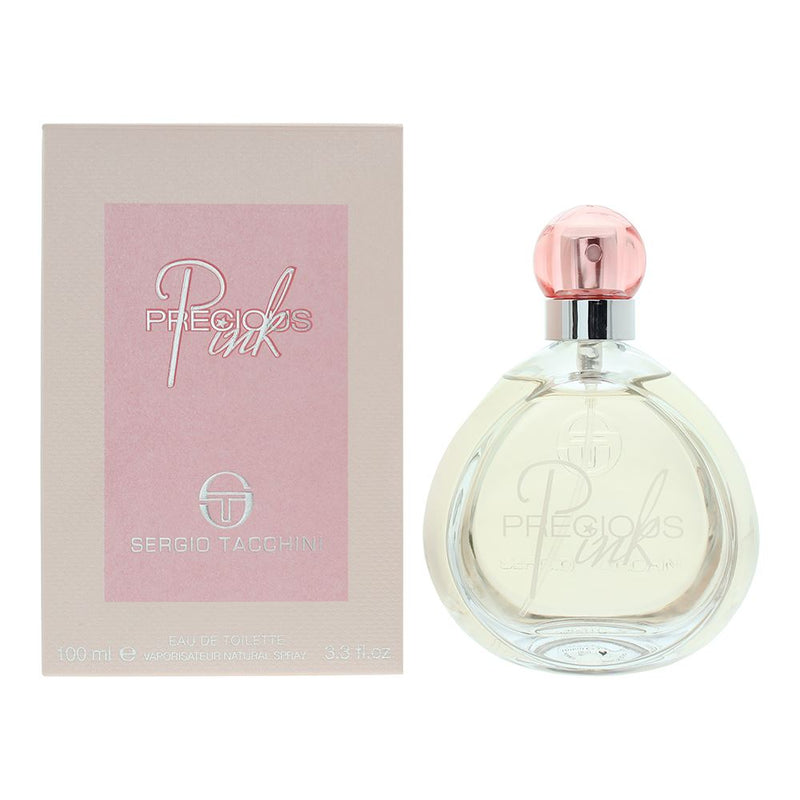 Sergio Tacchini Precious Pink Eau de Toilette 100ml Women Spray