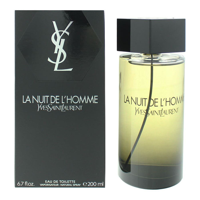 Yves Saint Laurent La Nuit De L'homme Eau de Toilette 200ml Spray For Him Men