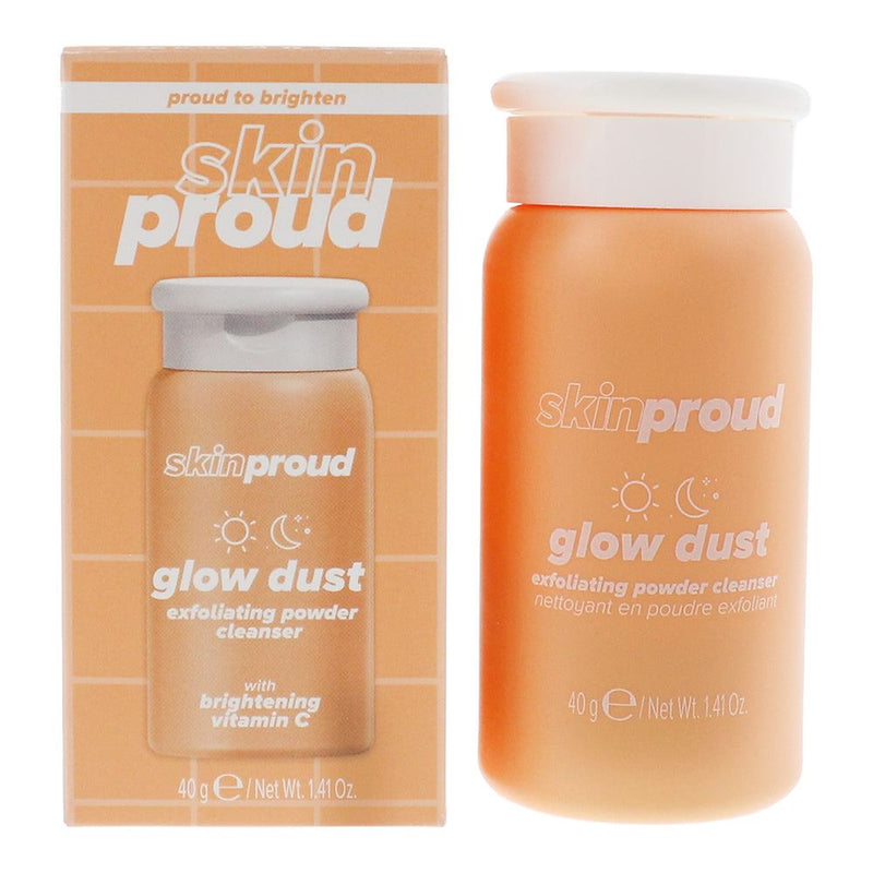 Skin Proud Glow Dust Exfoliating Powder Cleanser 40g For Women