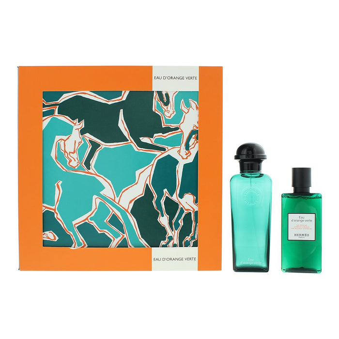 Hermes Eau D'orange Verte 2 Piece Gift Set For Unisex