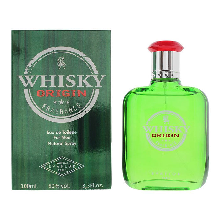 Evaflor Whisky Origin Eau De Toilette 100ml Men Spray