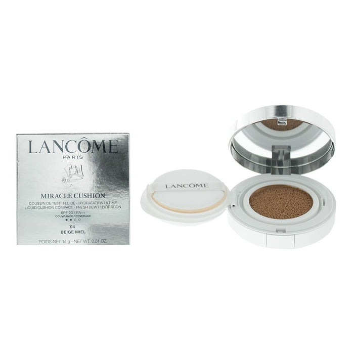 Lancome Miracle Cushion 04 Beige Miel Foundation SPF 23 14g
