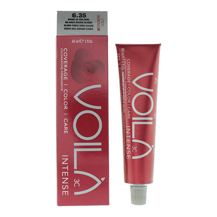 Intercosmo Voila 3C Intense 6.35 Dark Golden Mahogany Blonde Hair Colour 60ml