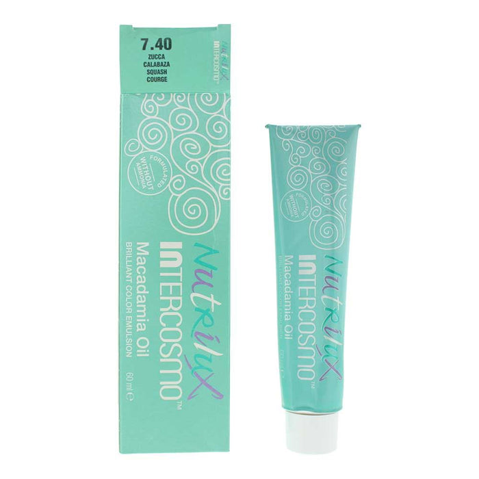 Intercosmo Nutrilux Macadamia Oil 7.40 Squash Hair Colour 60ml For Women