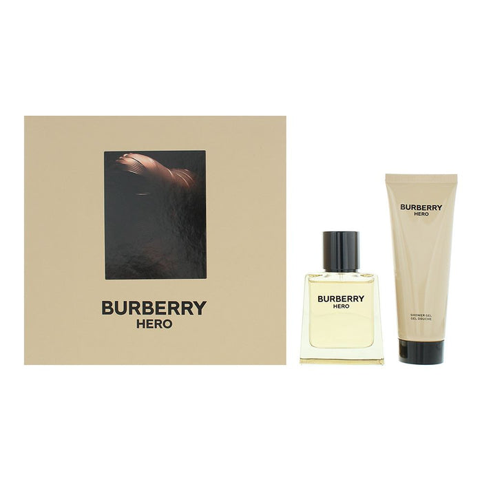 Burberry Hero for Men 2pc Gift Set EDT 50ml  Shower Gel 75ml
