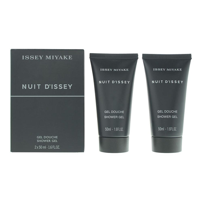 Issey Miyake Nuit D'issey 2 Piece Gift Set: Shower Gel 2 X 50ml For Men